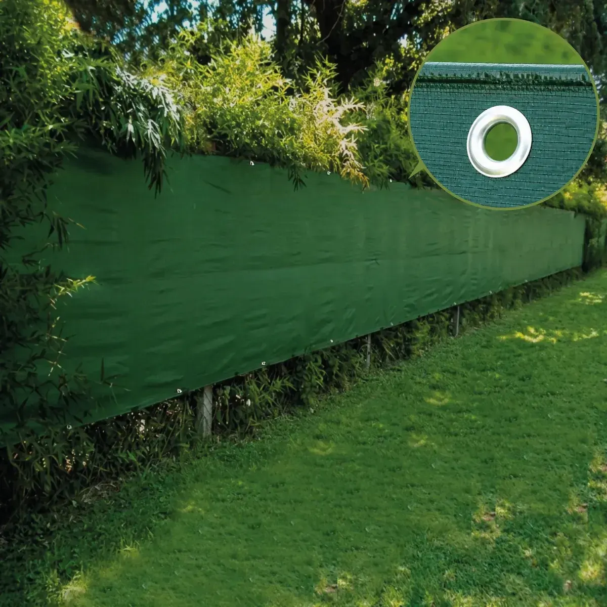 CUBRE CERCO C/OJALES LAMINADO 1.50x25m 2