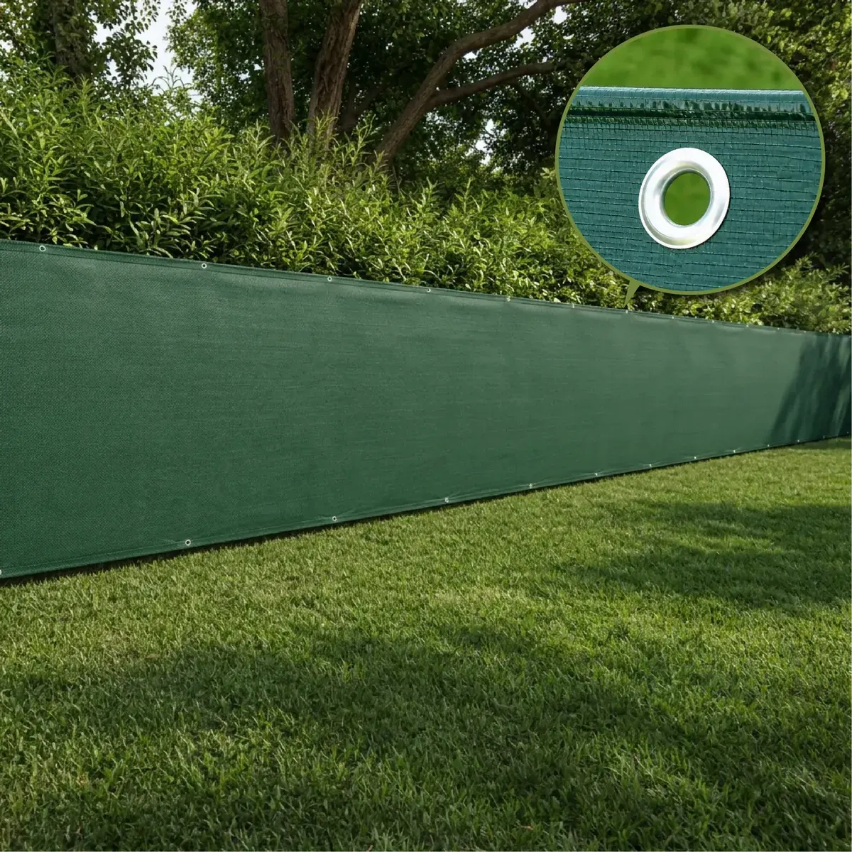 CUBRE CERCO C/OJALES LAMINADO 1.80x25m 2